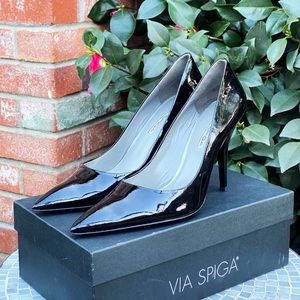VIA SPIGA | Amanda Patent Leather Heel